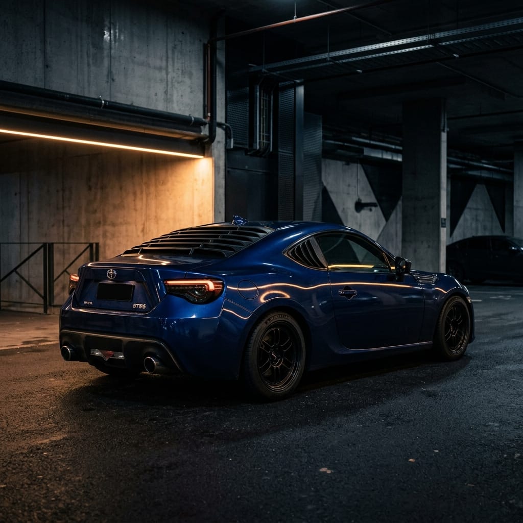 Toyota GT86 in blue